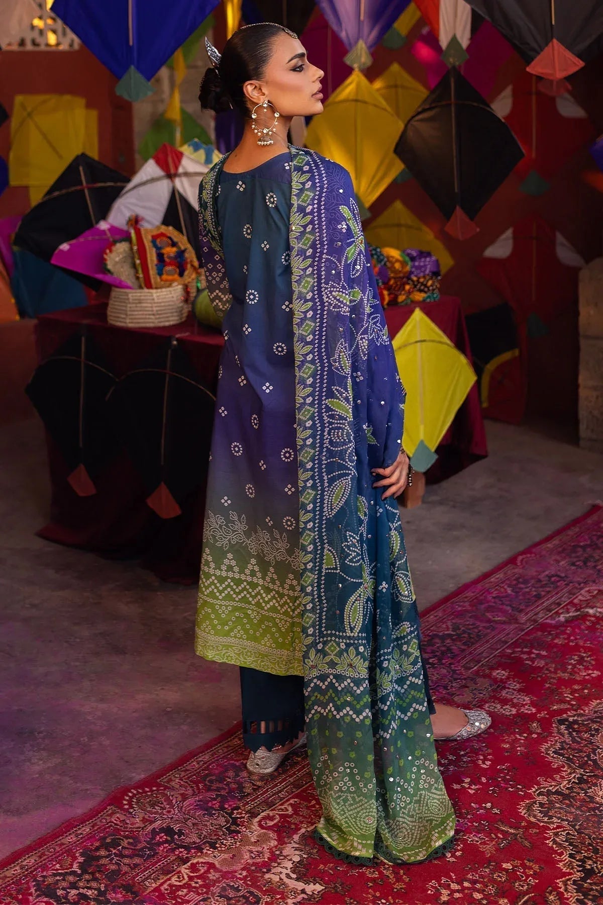 Nureh | Bazaar Lawn | NS-133 - Rang-e-Khaas