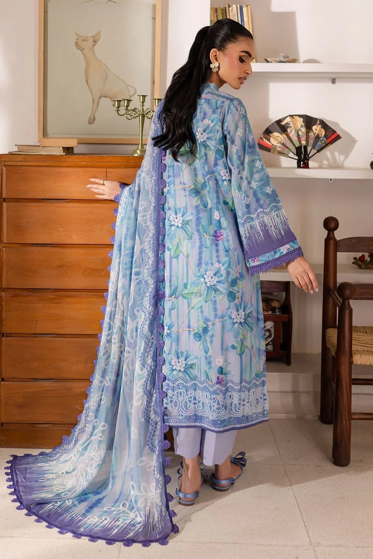Nureh | Printed Lawn 25 | SP-146 - Rang-e-Khaas