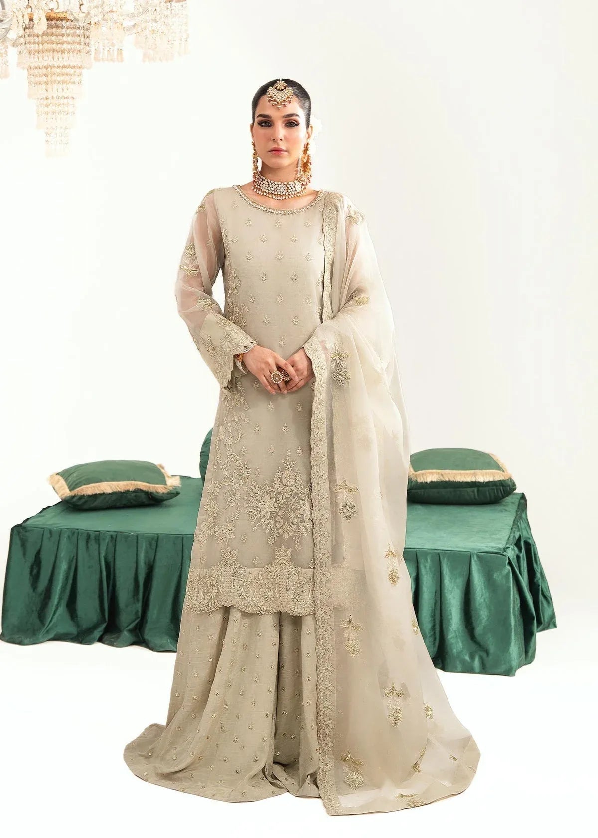 Dastoor | Sajni Luxury Eid Collection 24 | Nahal - Rang-e-Khaas