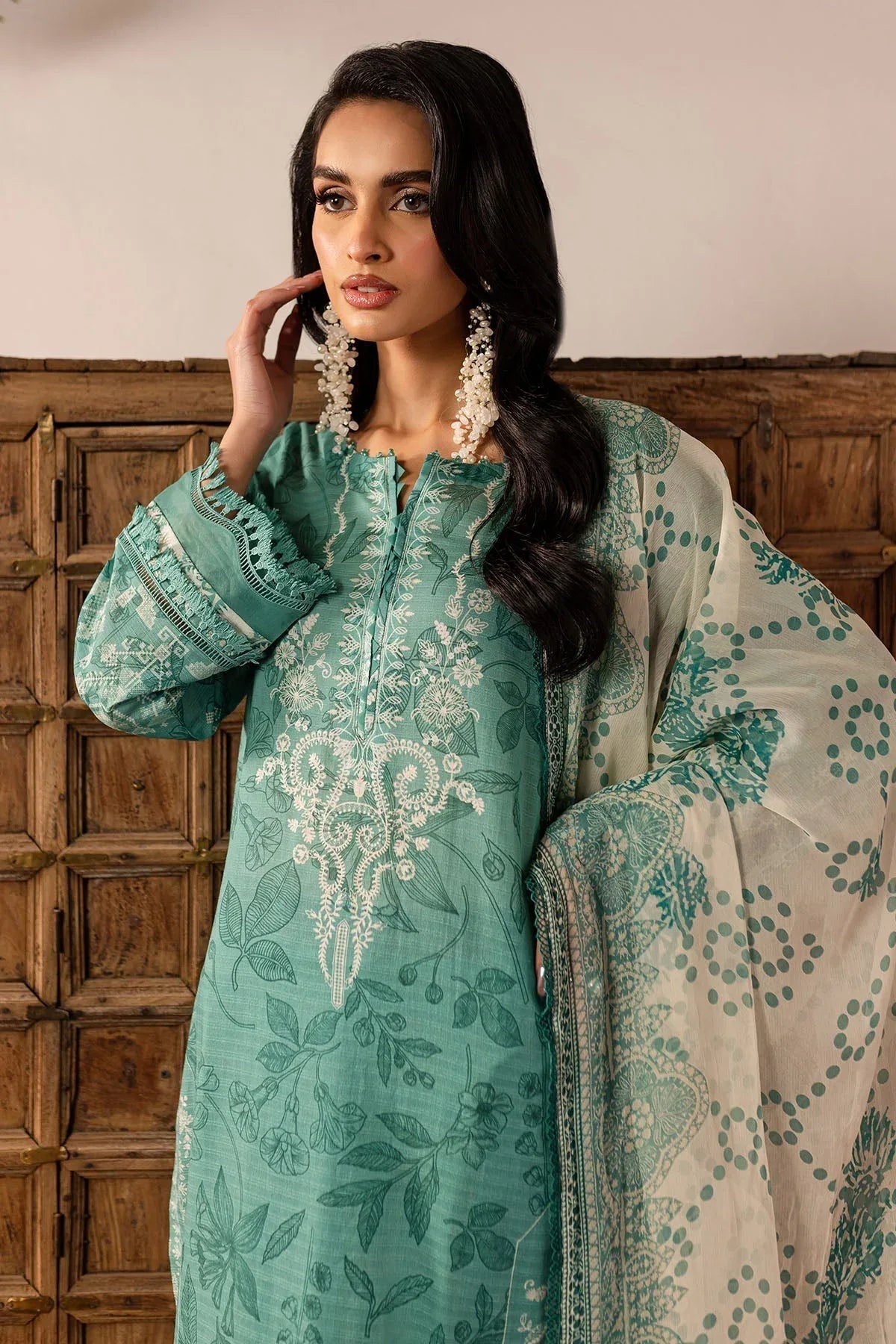 Nureh | Printed lawn 25 | SP-139 - Rang-e-Khaas