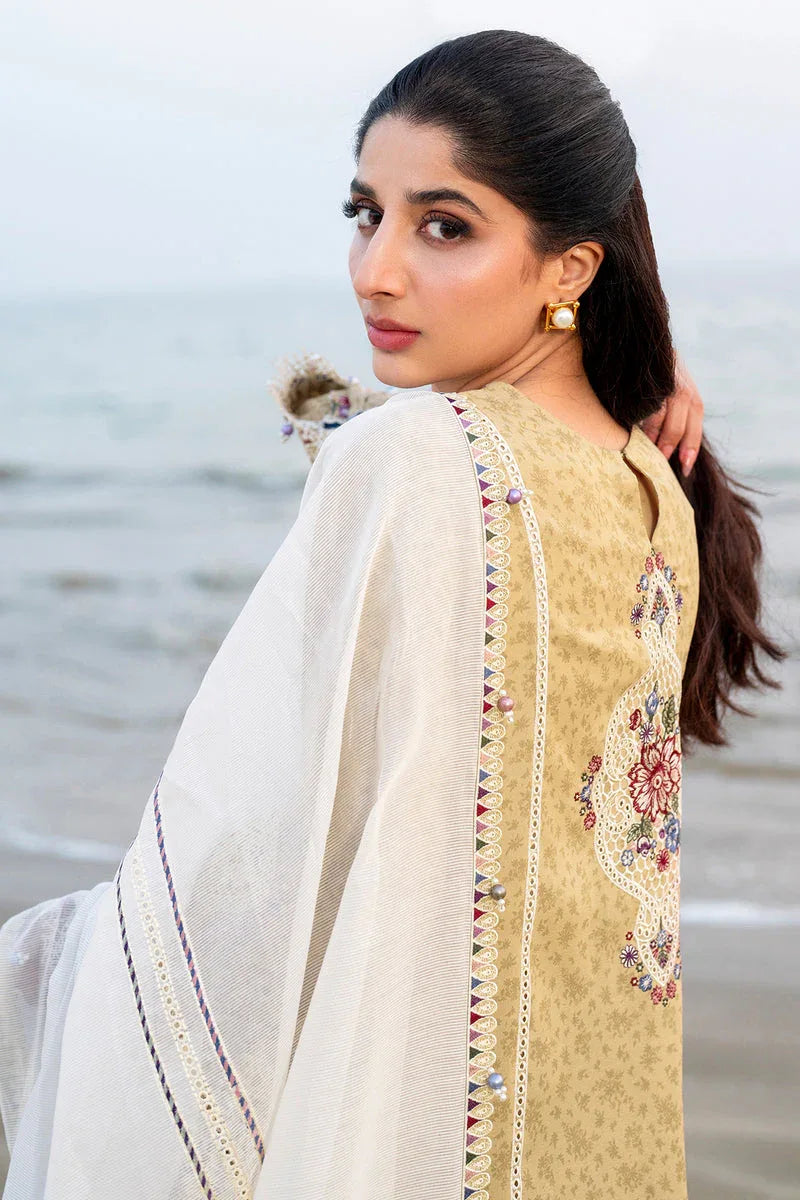 Jazmin | Shahkaar Luxury Lawn 25 | SL25-D4 - Rang-e-Khaas