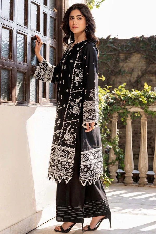 Farasha | Summer Weaves Embroidered Lawn | Midnight Glow - Rang-e-Khaas