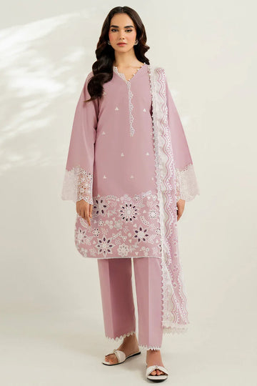 Farasha | Thread Lines Embroidered | Hazel Drape - Rang-e-Khaas