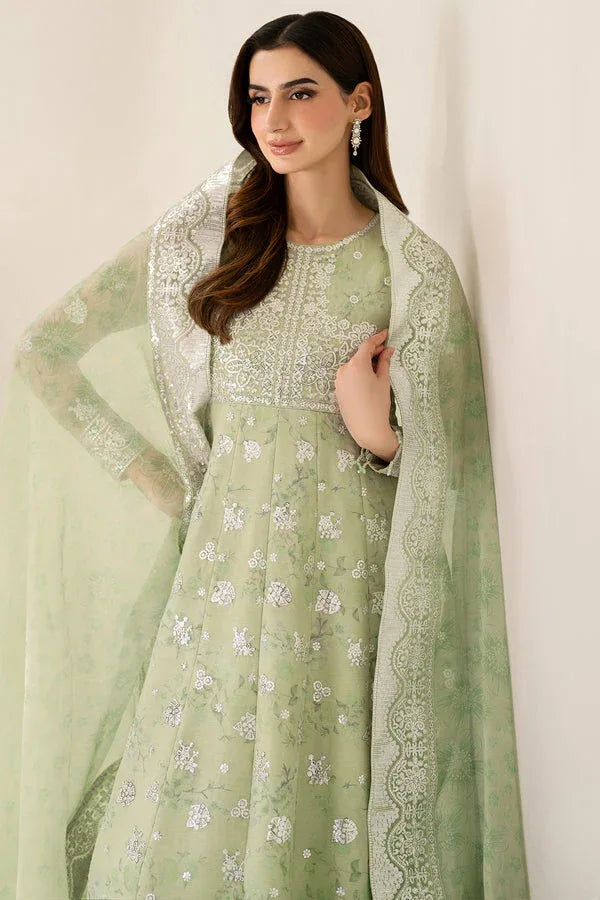 Farasha | Fiorella Formals | Sage Sparkle - Rang-e-Khaas