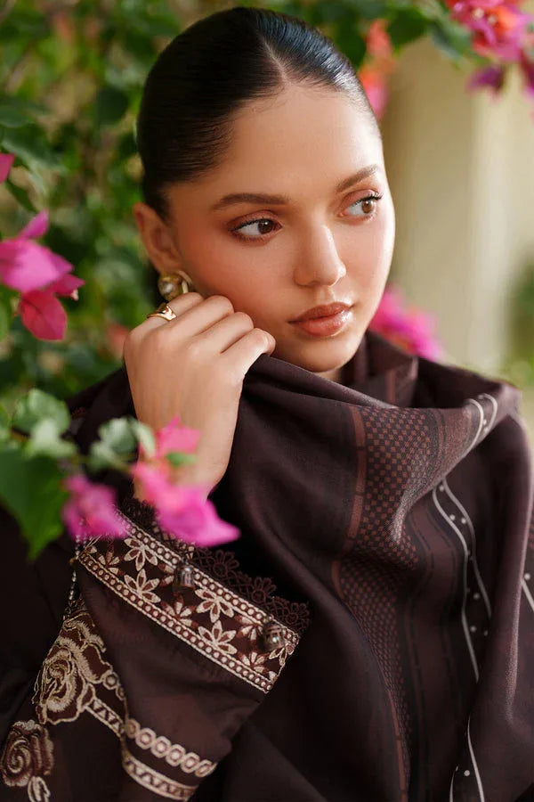 Farasha | Meline Premium Viscose 25 | Autumn Rose - Rang-e-Khaas