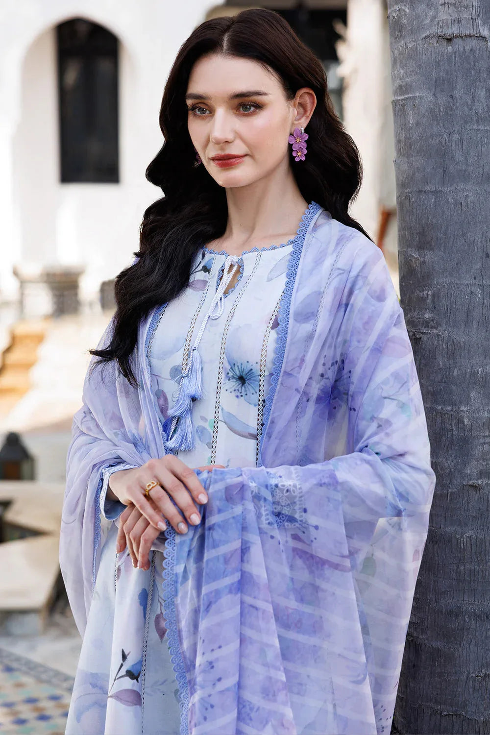 Farasha | Printed Essentials | Sky Breeze - Rang-e-Khaas
