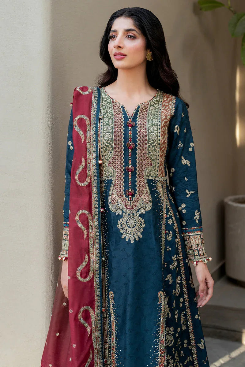 Jazmin | Shahkaar Luxury Lawn 25 | SL25-D3 - Rang-e-Khaas