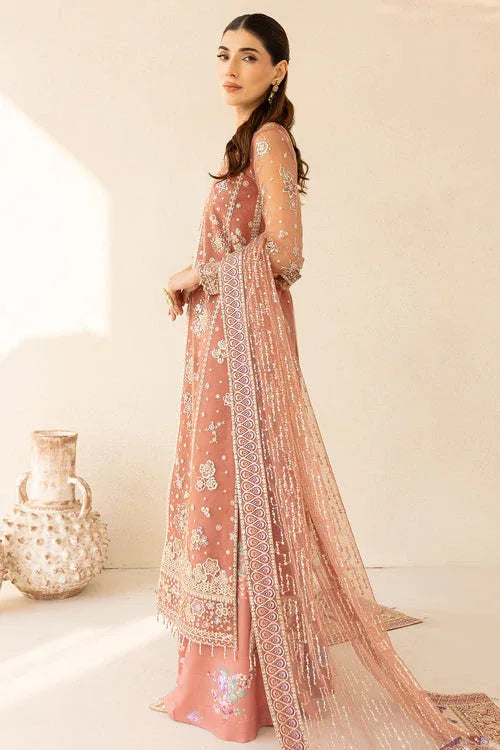 Farasha | Lu Zella Premium Formals 25 | Vintage Rose - Rang-e-Khaas