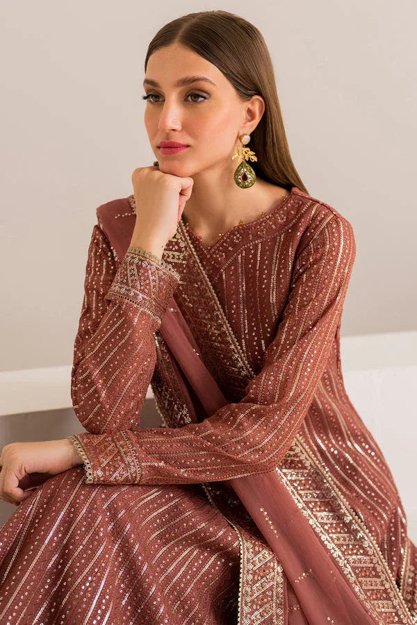 Farasha | Lumiere Formals | RUSSET - Rang-e-Khaas