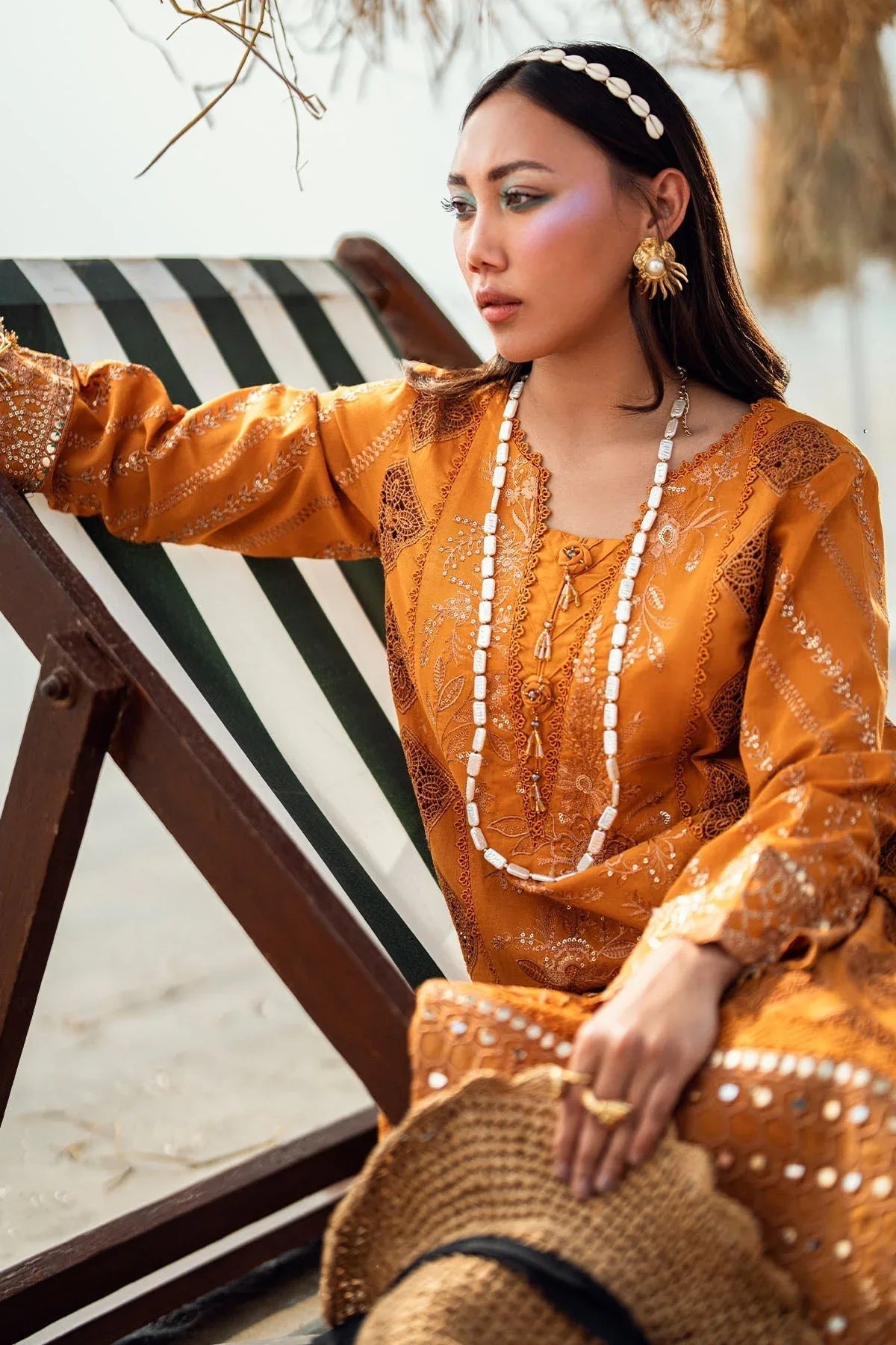 Nureh | Khuwab Luxury Lawn | NE-149 - Rang-e-Khaas