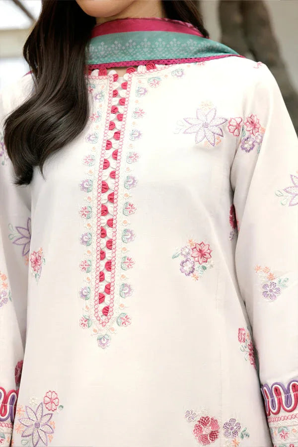 Farasha | Summer Weaves Embroidered Lawn | Pebble Glow - Rang-e-Khaas