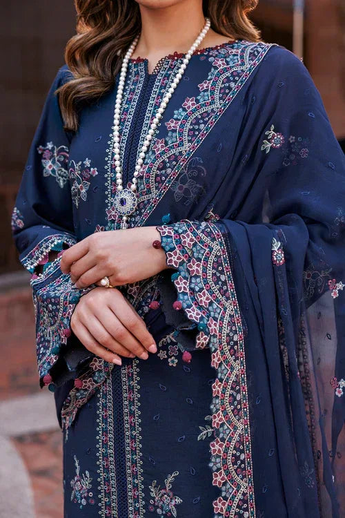 Farasha | Kaavish Lawn 24 | DEEP SAPPHIRE - Rang-e-Khaas