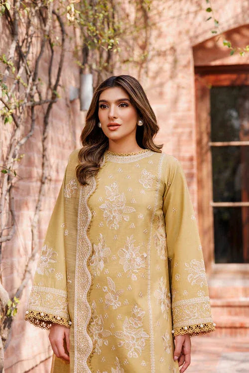 Farasha | Dastoor Embroidered Lawn SS24 | TUSCANY DREAM - Rang-e-Khaas