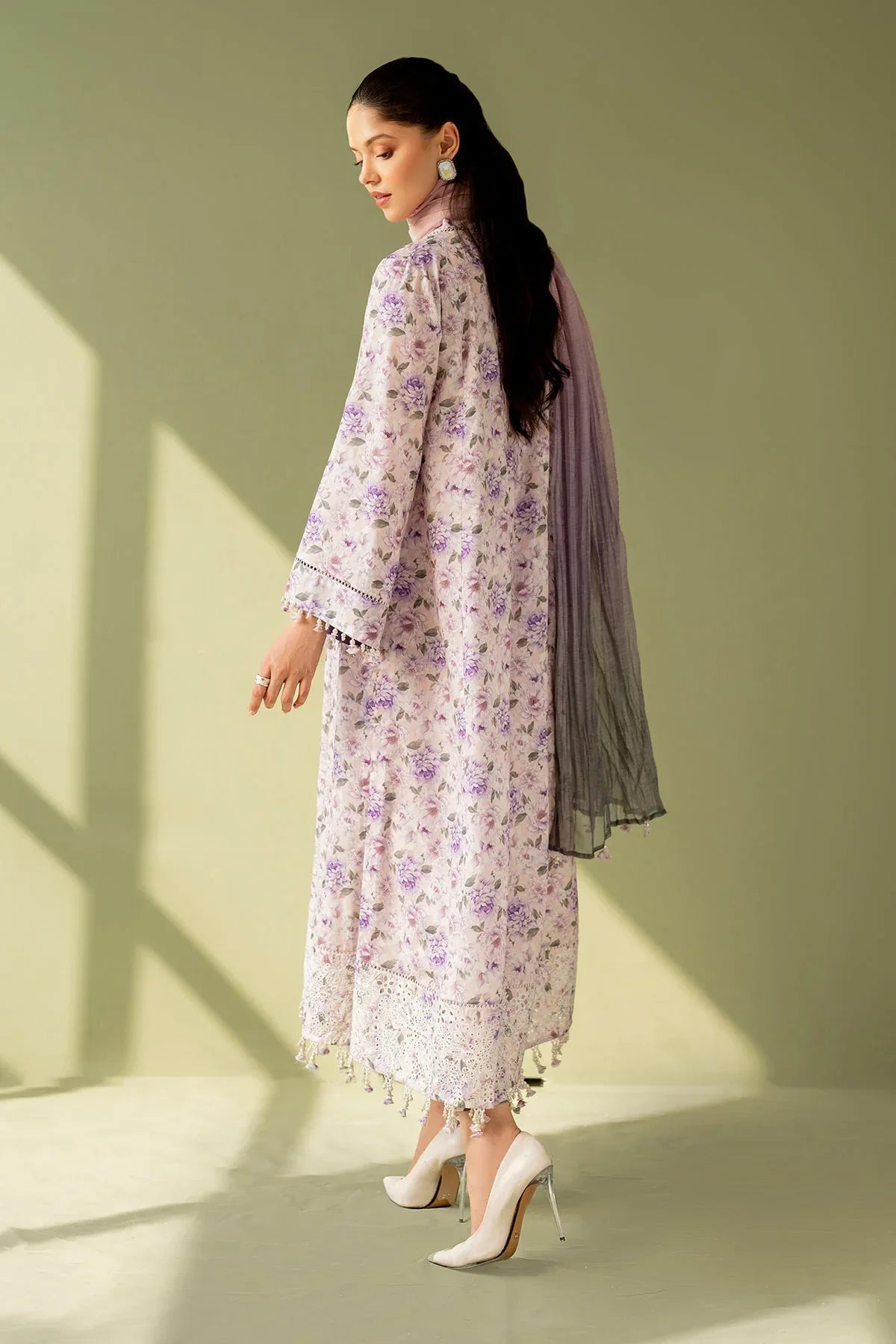 Baroque | Eid Printique | EMBROIDERED PRINTED LAWN UF-4168 - Rang-e-Khaas