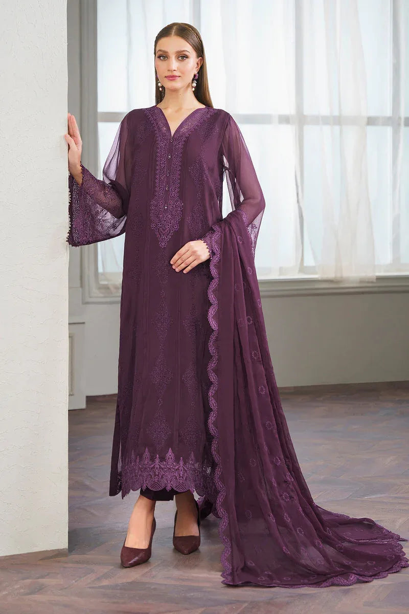 Baroque | Luxury Pret 24 | CHIFFON UF-519 - Rang-e-Khaas