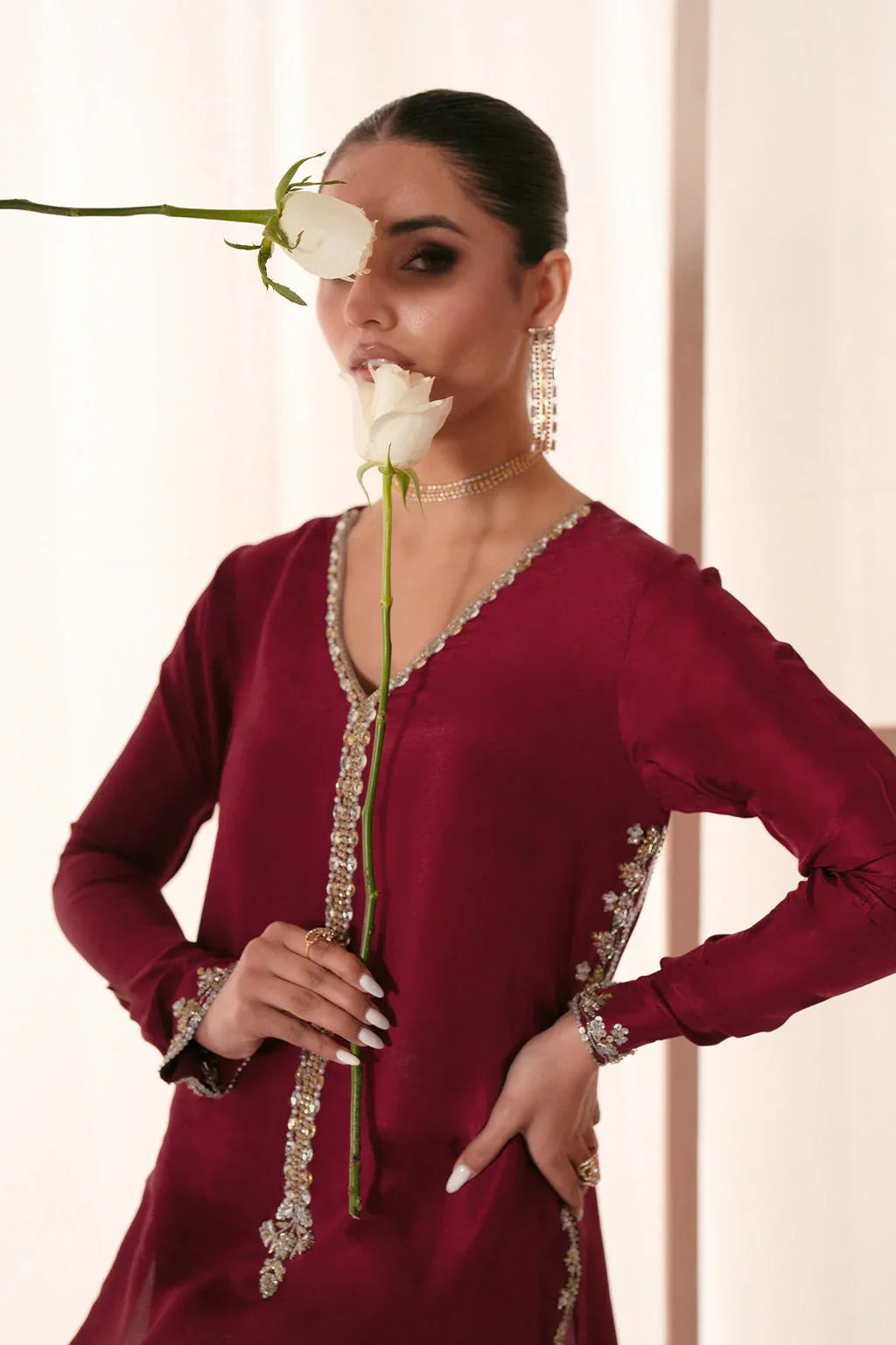Ajr Couture | Symphony Luxe Festive 25 | Rebel Rose - Rang-e-Khaas