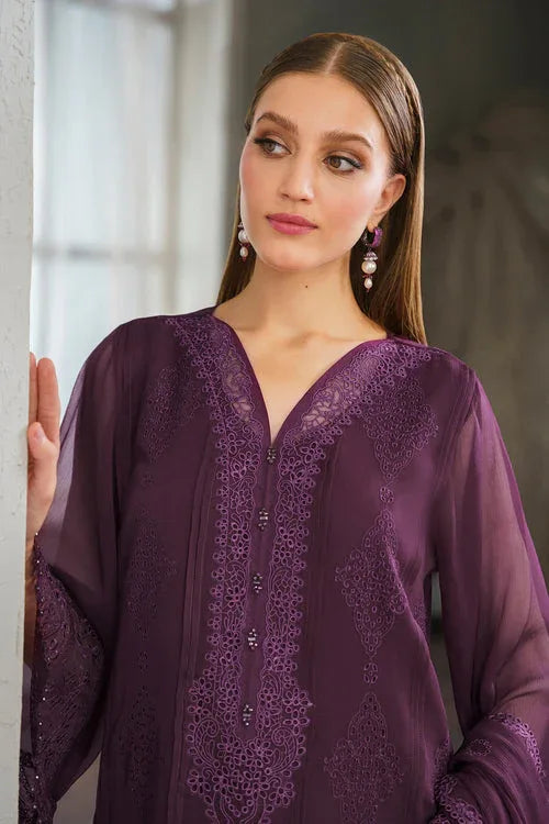 Baroque | Luxury Pret 24 | CHIFFON UF-519 - Rang-e-Khaas