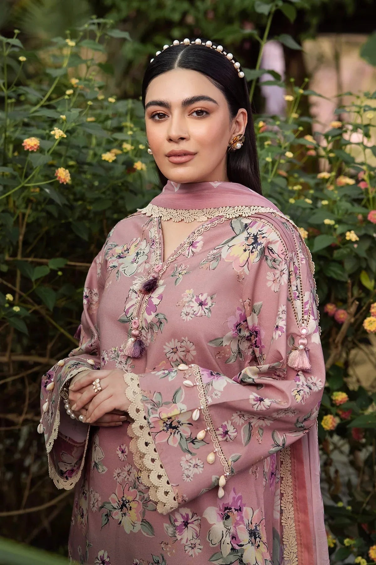 Alizeh | Sheen Lawn Prints 24 | CAMELIA - Rang-e-Khaas