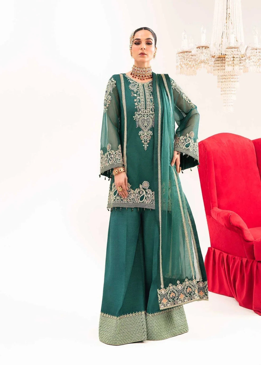 Dastoor | Sajni Luxury Eid Collection 24 | Mehrmaa - Rang-e-Khaas