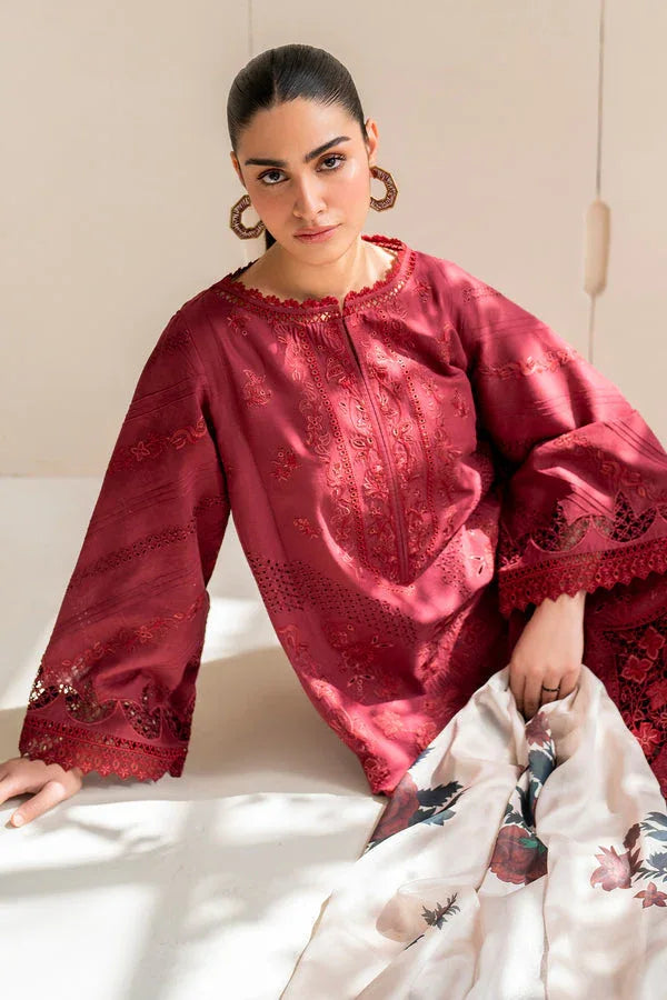 Baroque | Luxury Pret 24 | LAWN UF-676 - Rang-e-Khaas