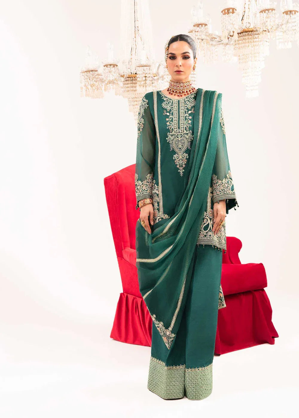 Dastoor | Sajni Luxury Eid Collection 24 | Mehrmaa - Rang-e-Khaas