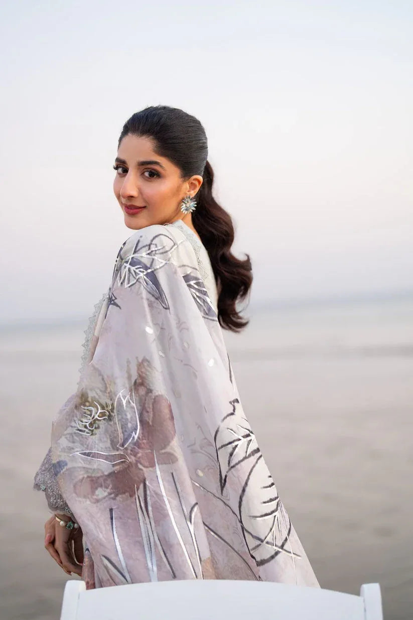 Aabyaan | Saagar Luxury Lawn 25 | ZUMAR (AS-10) - Rang-e-Khaas