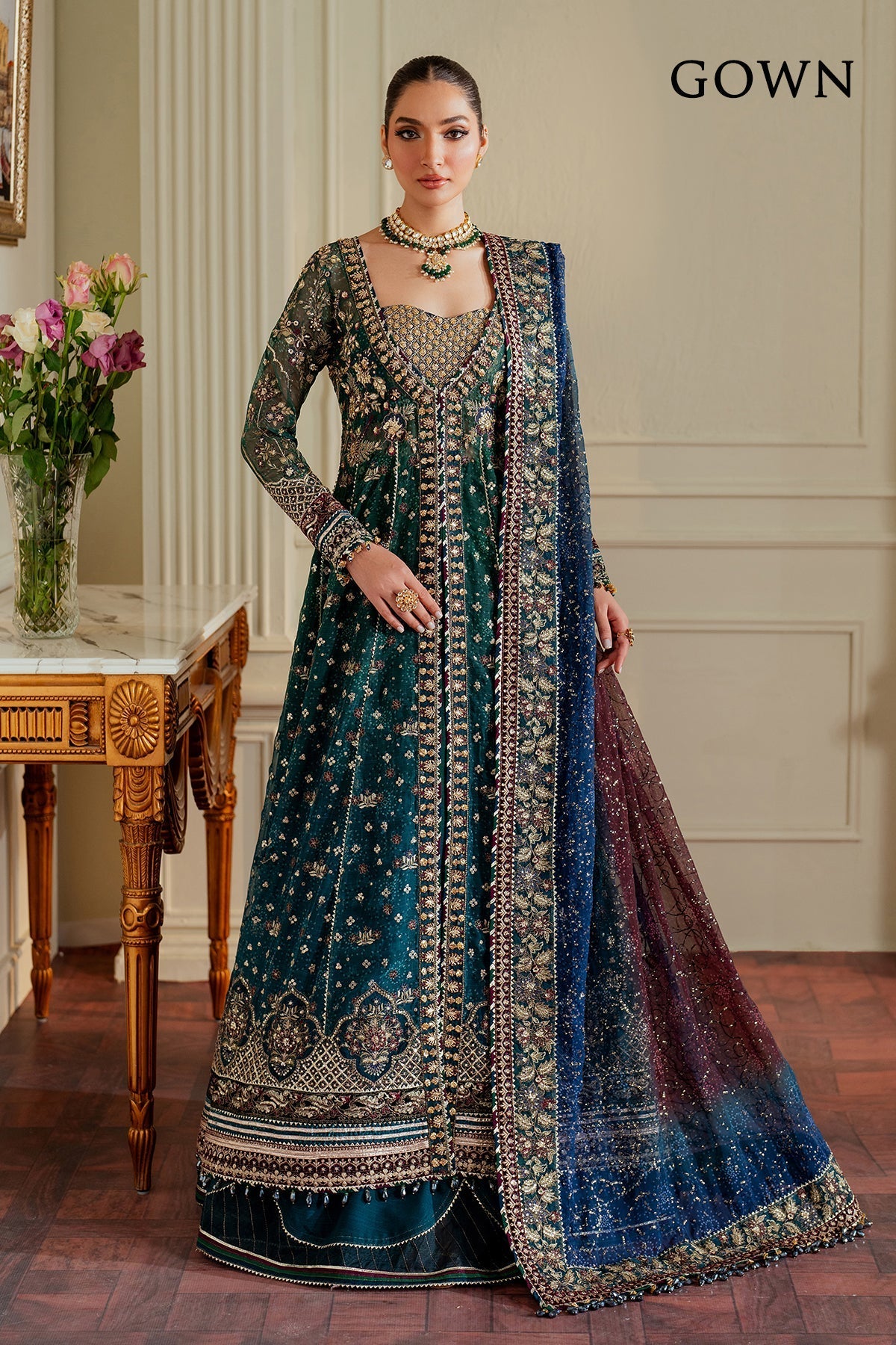 BAROQUE__EMBROIDERED CHIFFON CH13-03