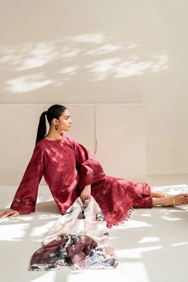 Baroque | Luxury Pret 24 | LAWN UF-676 - Rang-e-Khaas
