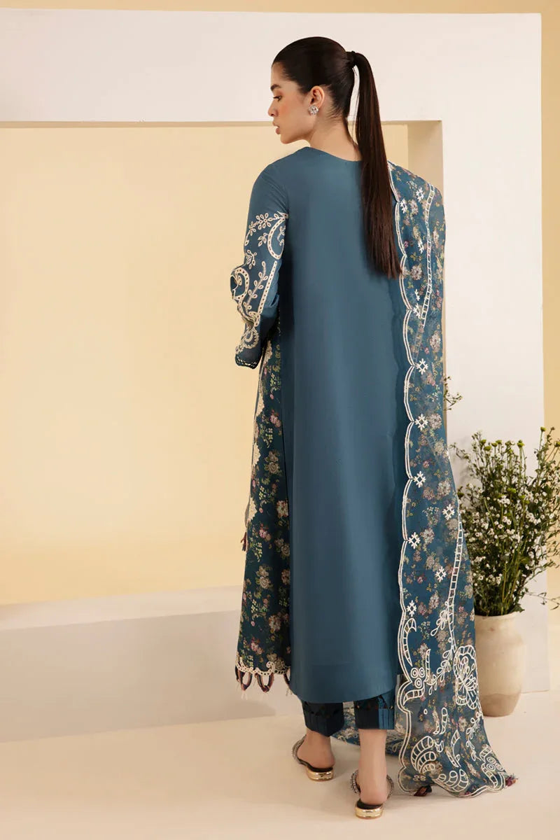 Qalamkar | Qlinekari Luxury Lawn | SQ-05 ELA - Rang-e-Khaas