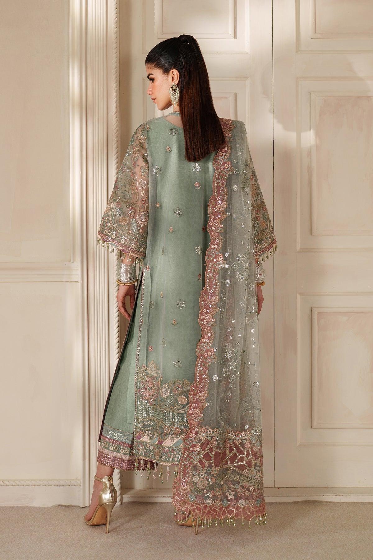 EMBROIDERED NET CH14-06 STITCHED