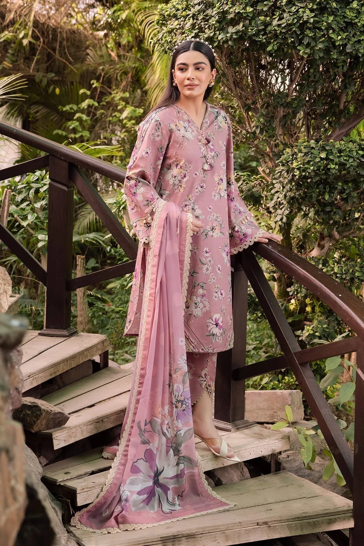Alizeh | Sheen Lawn Prints 24 | CAMELIA - Rang-e-Khaas