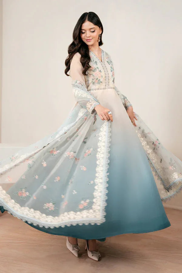 Baroque | Luxury Pret 25 | EMBROIDERED CHIFFON PR-1056 - Rang-e-Khaas
