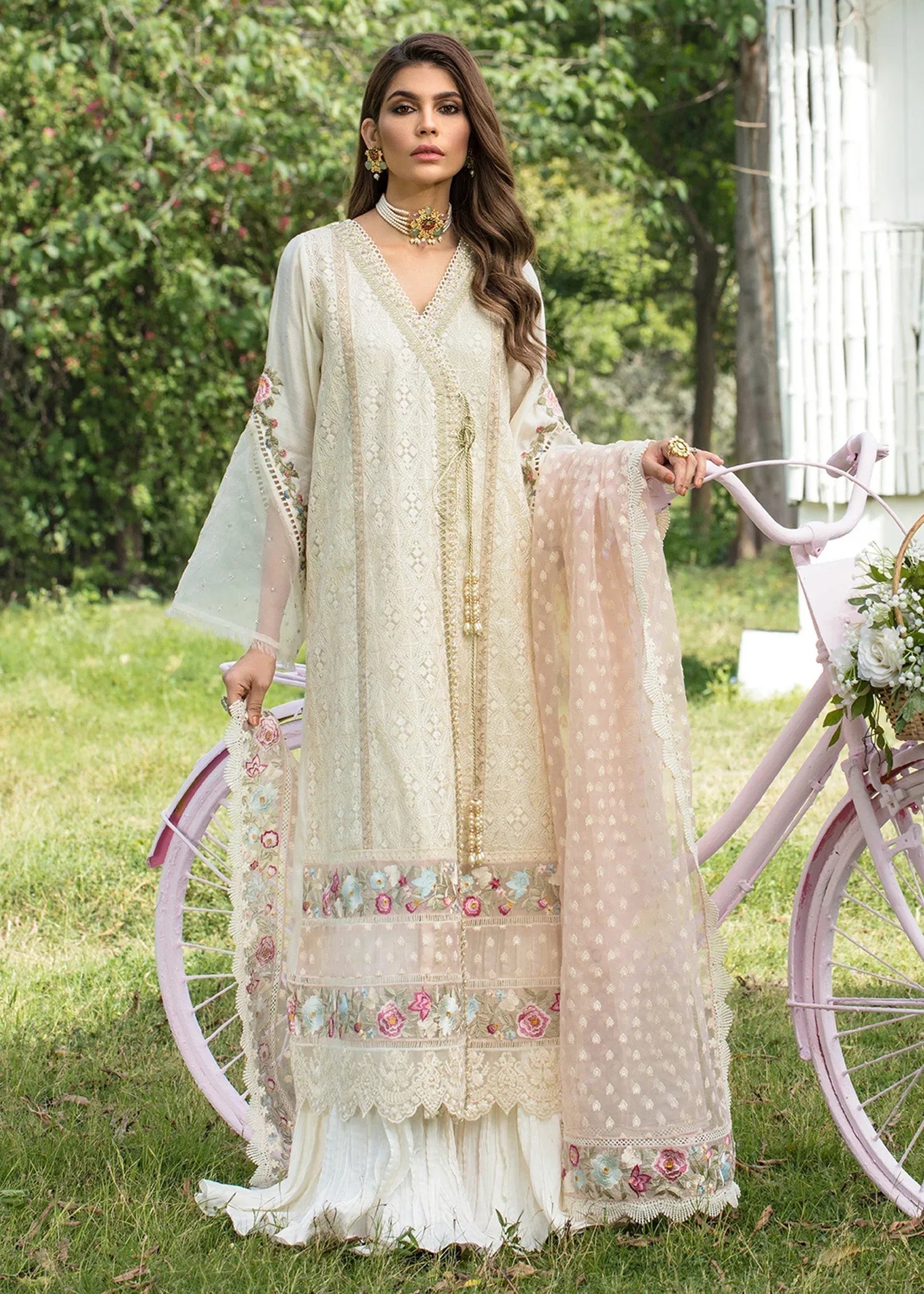 Saira Shakira | Luxury Pret | Blooming Jasmine - Rang-e-Khaas