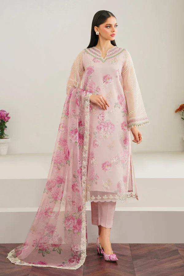 Baroque | Velvet Formals | ORGANZA UF-520 - Rang-e-Khaas