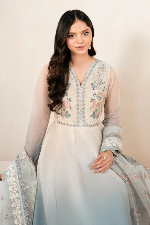 Baroque | Luxury Pret 25 | EMBROIDERED CHIFFON PR-1056 - Rang-e-Khaas