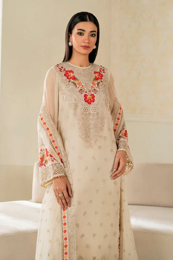Baroque | Luxury Pret 25 | EMBROIDERED CHIFFON PR-1145 - Rang-e-Khaas
