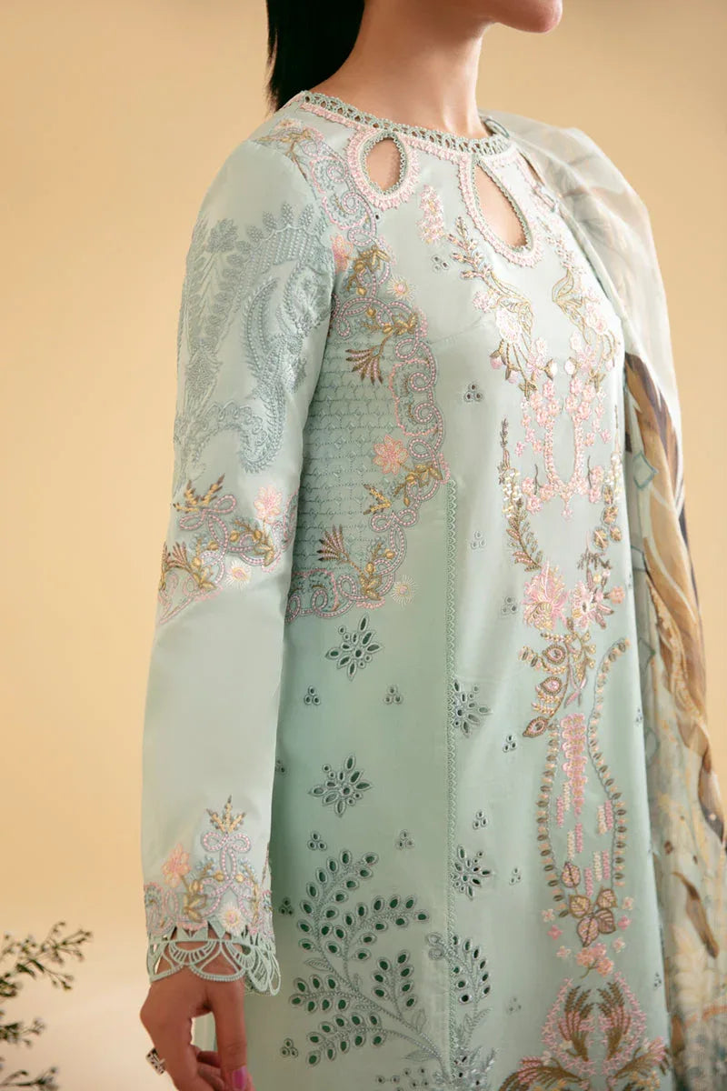 Qalamkar | Qlinekari Luxury Lawn | SQ-06 AFROZEH - Rang-e-Khaas