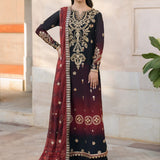 Iznik | Bandhani | UE-330 Embroidered Chiffon