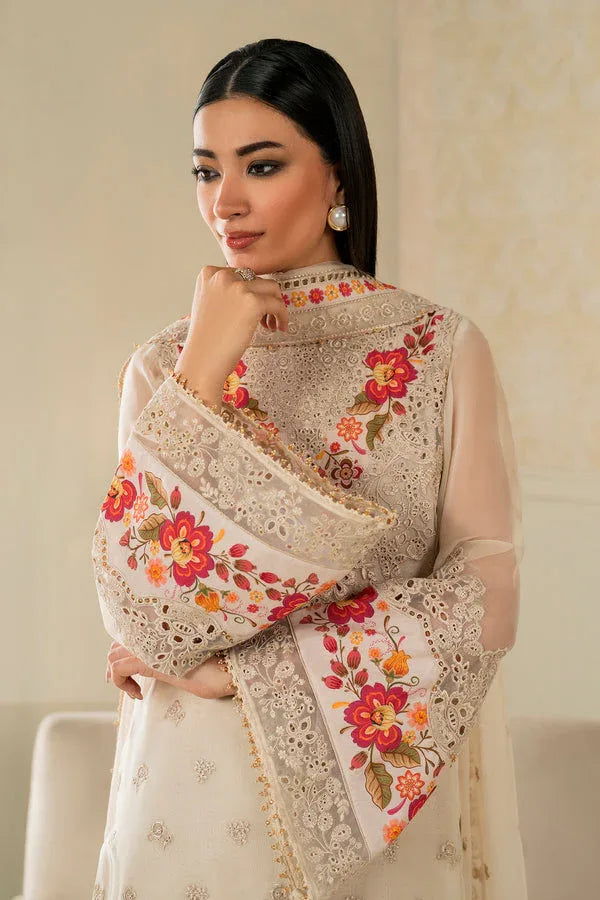 Baroque | Luxury Pret 25 | EMBROIDERED CHIFFON PR-1145 - Rang-e-Khaas