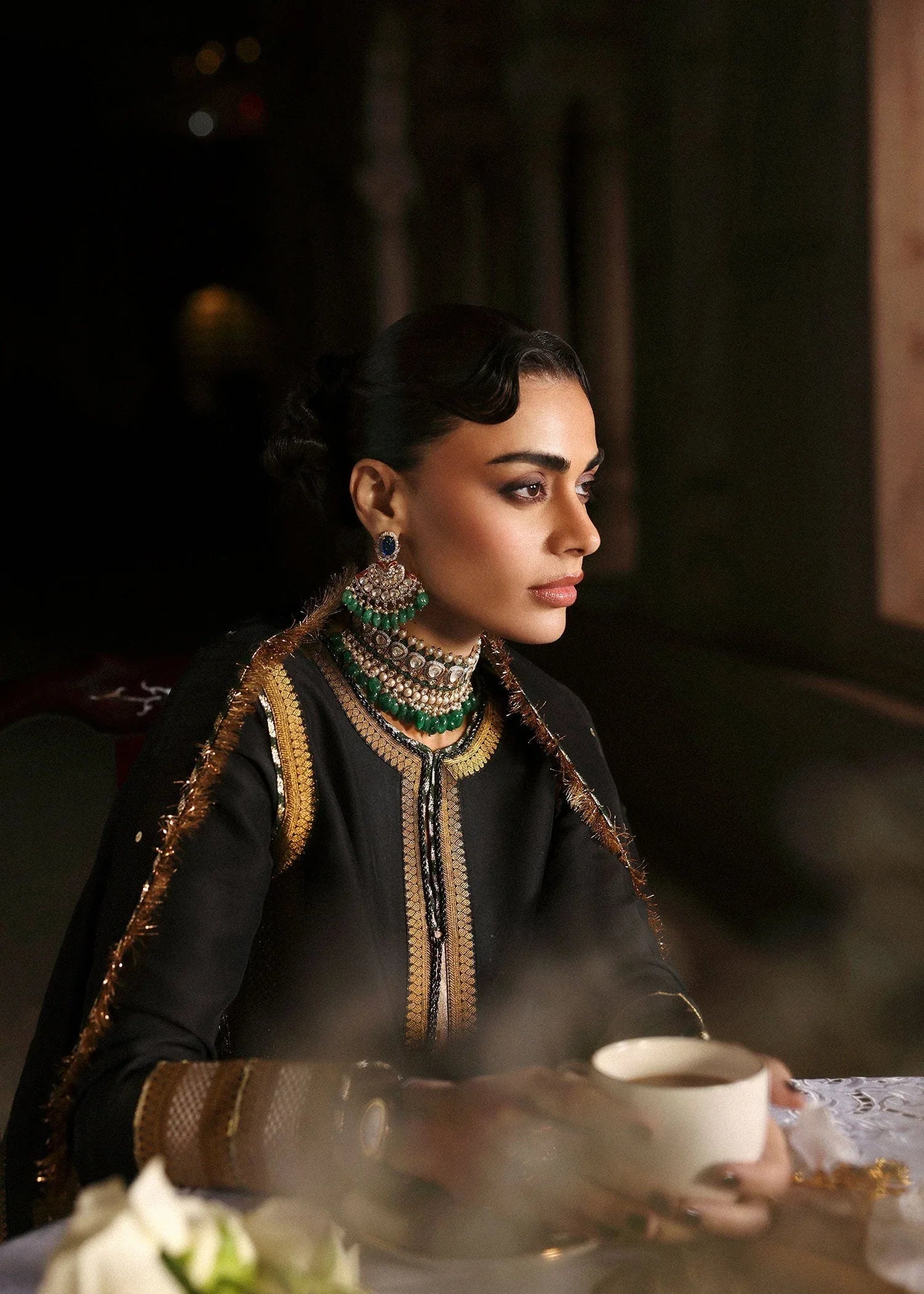 Hussain Rehar | Luxury Pret AW 25 | Noctira - Rang-e-Khaas