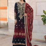 Iznik | Bandhani | UE-330 Embroidered Chiffon