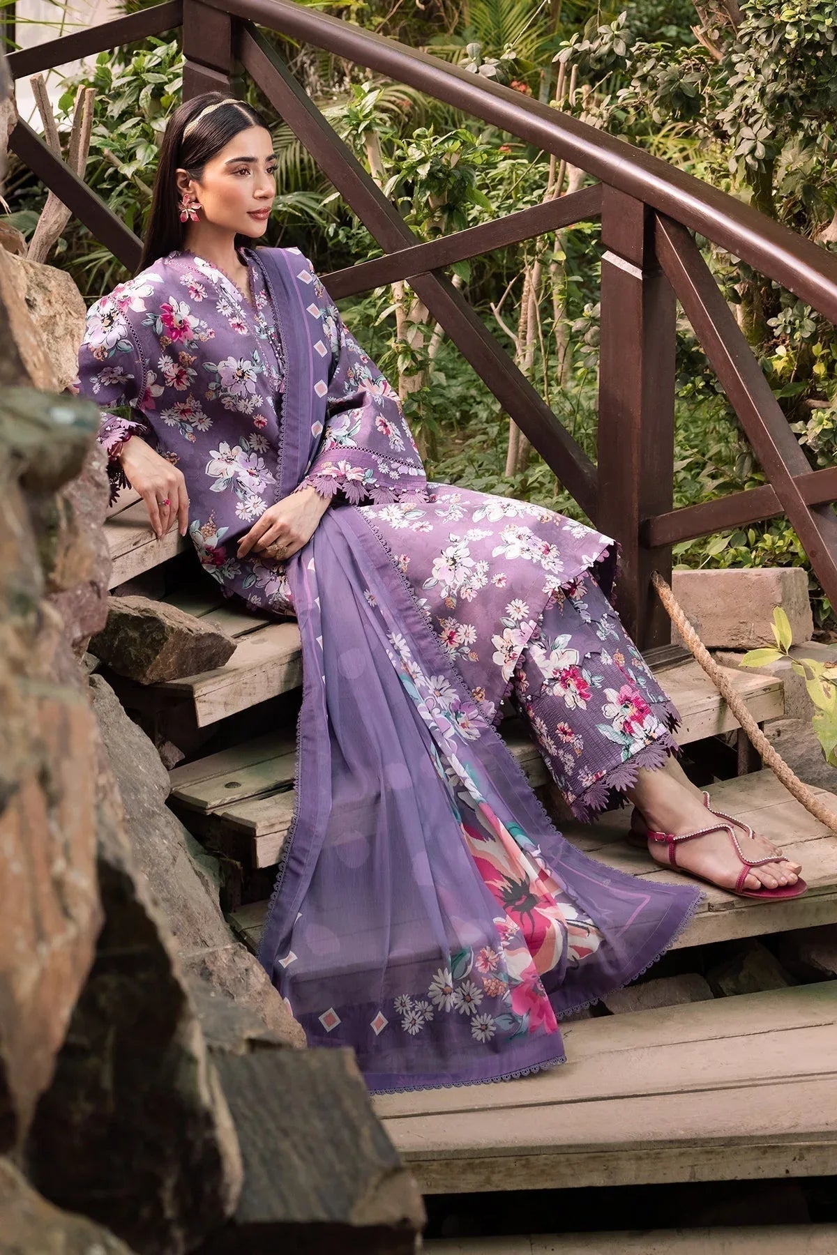 Alizeh | Sheen Lawn Prints 24 | INDIGO - Rang-e-Khaas