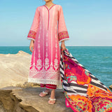 Zainab Chottani Embroidered Chikankari Lawn 3Pc Suit ZC-06A