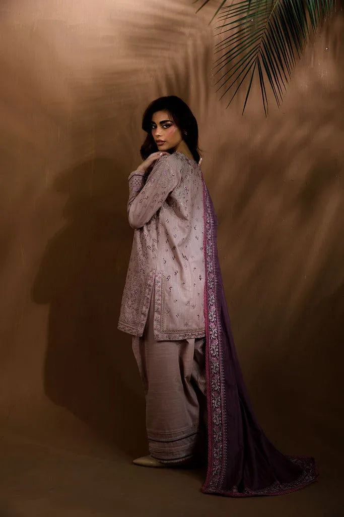 Sobia Nazir | Winter Shawl 25 | Design 6B - Rang-e-Khaas