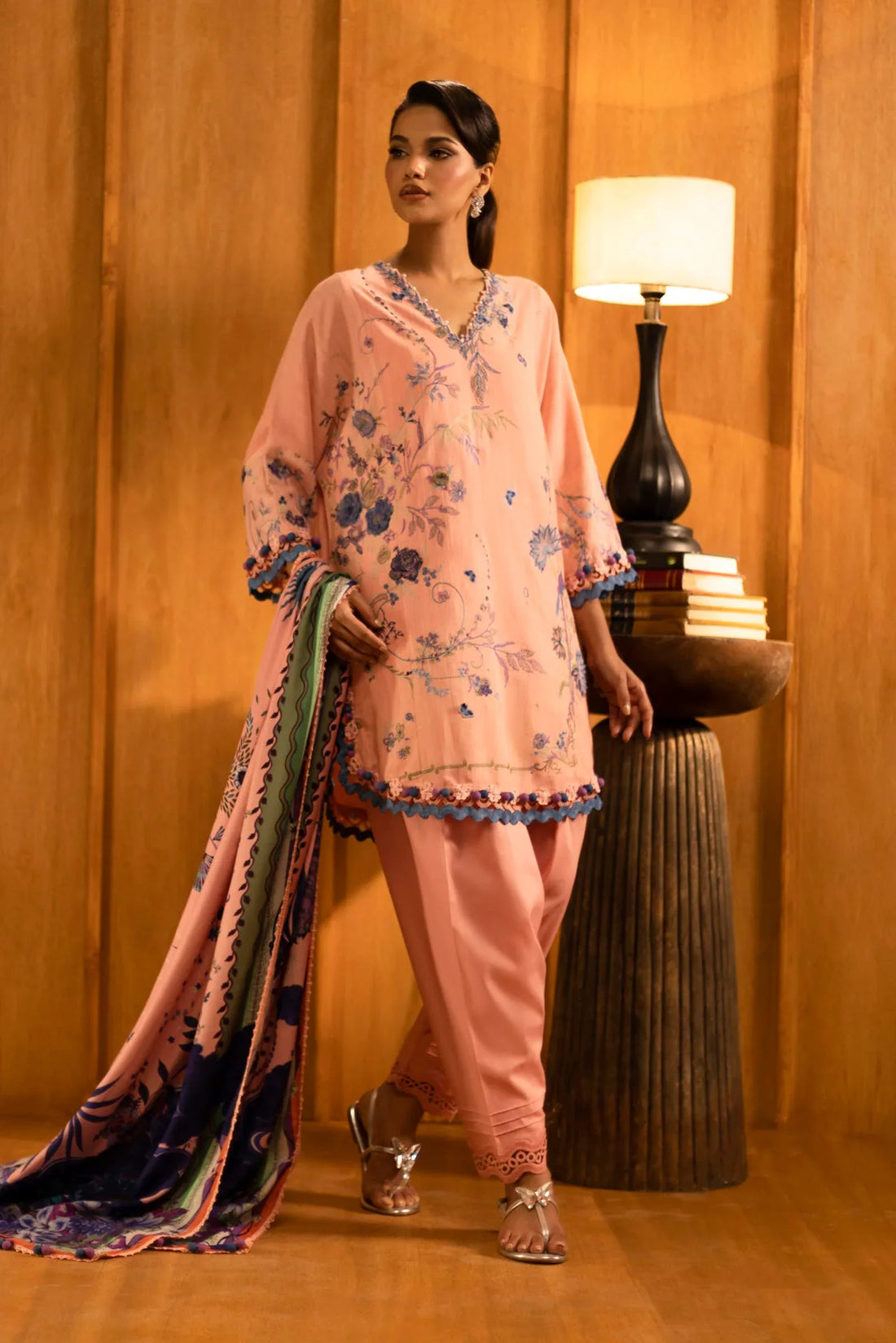Sana Safinaz | Muzlin Winter 25 | M253-006B - Rang-e-Khaas