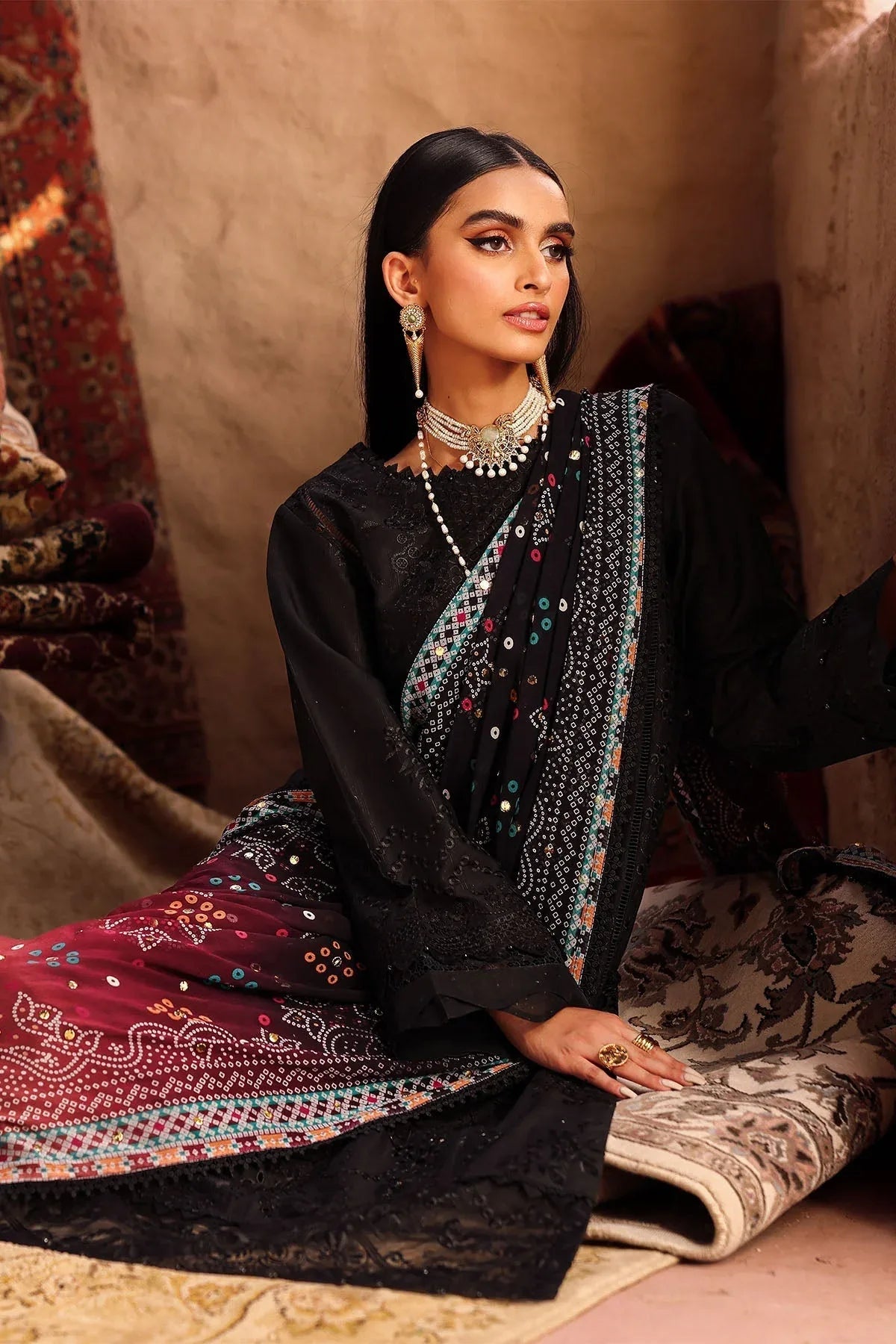 Nureh | Bazaar Lawn | NE-162 - Rang-e-Khaas