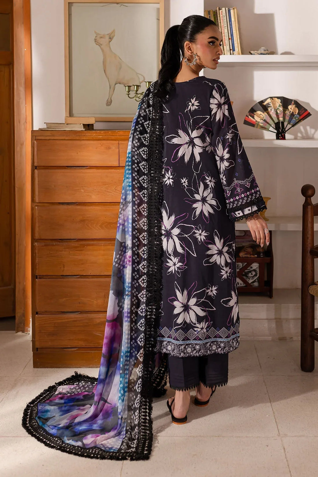 Nureh | Printed Lawn 25 | SP-150 - Rang-e-Khaas