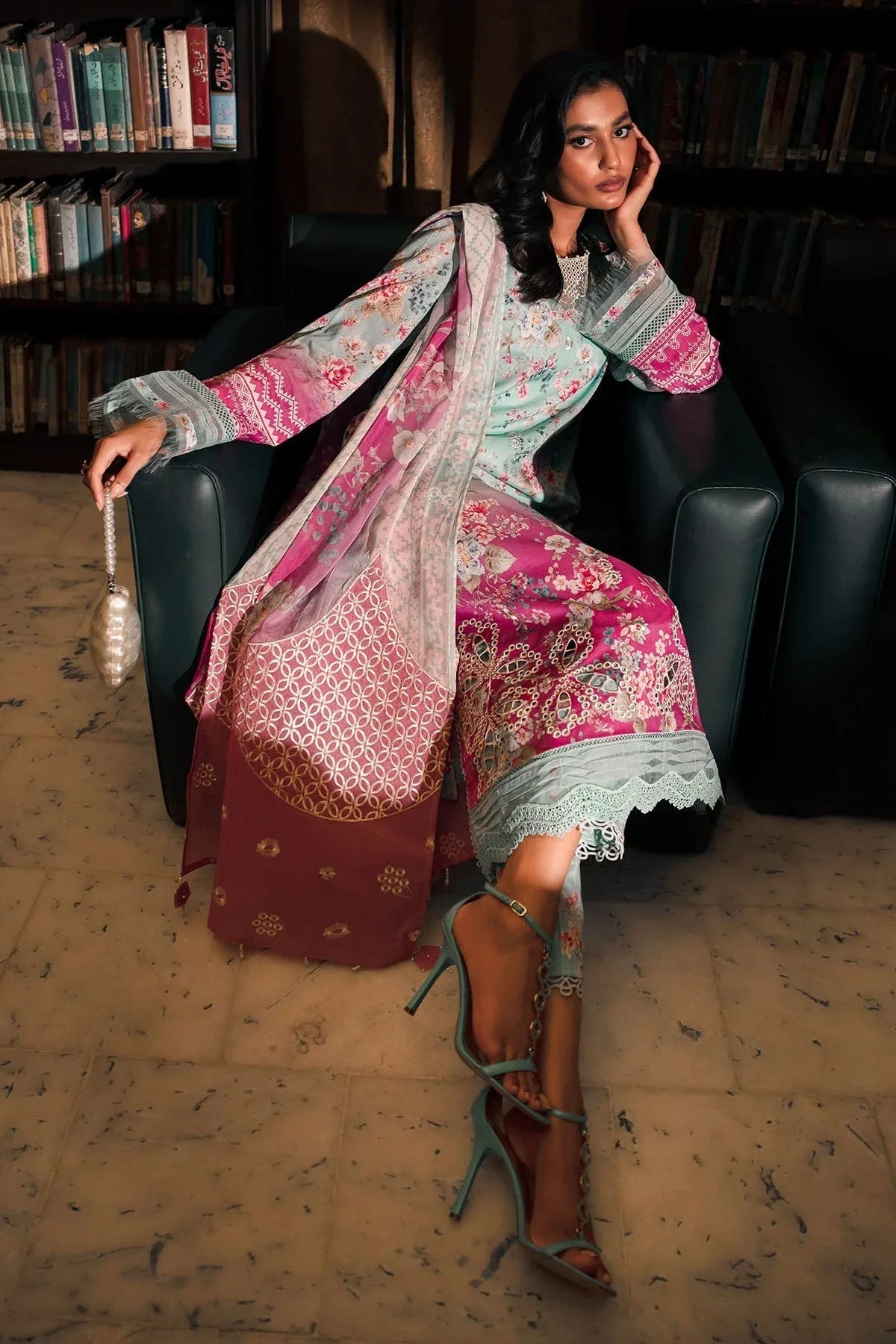 Nureh | Glam Girl Lawn | GL-16 - Rang-e-Khaas