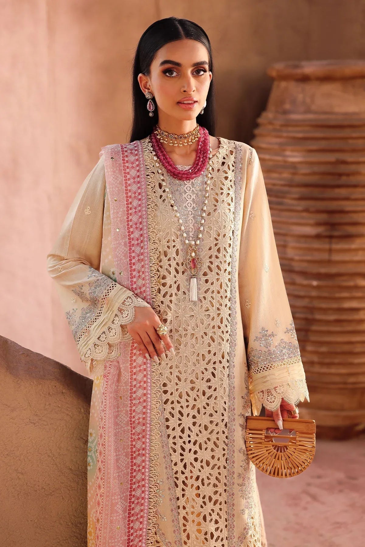 Nureh | Bazaar Lawn | NE-159 - Rang-e-Khaas