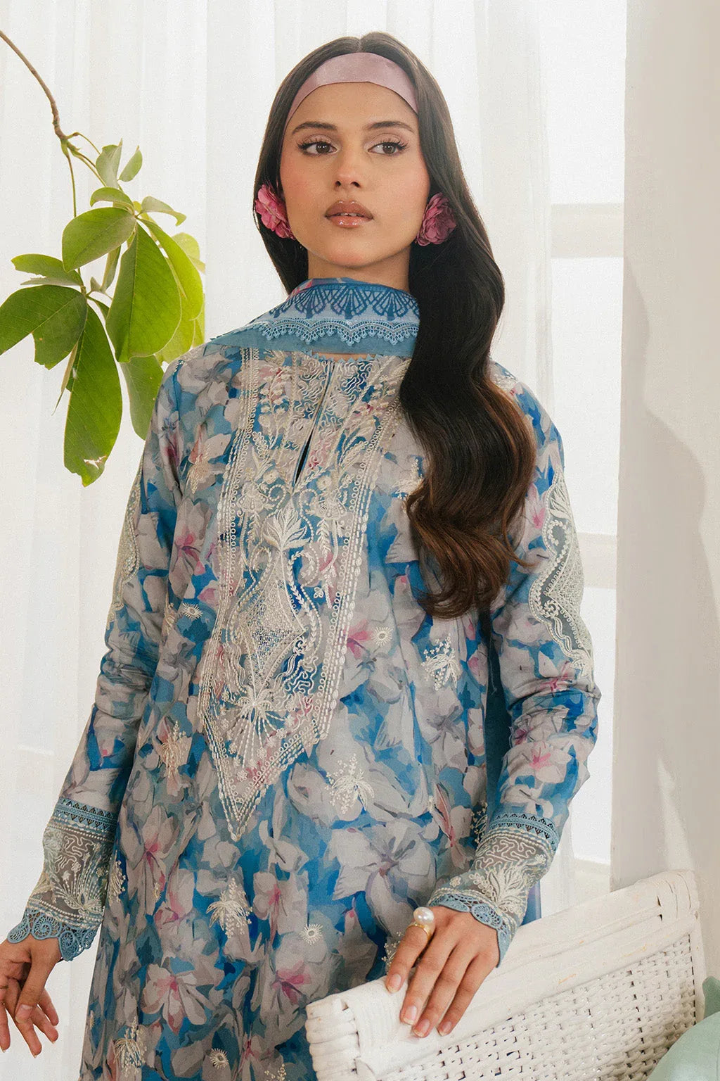 Ayzel | Armelia Printed Lawn 25 | Scilla - Rang-e-Khaas